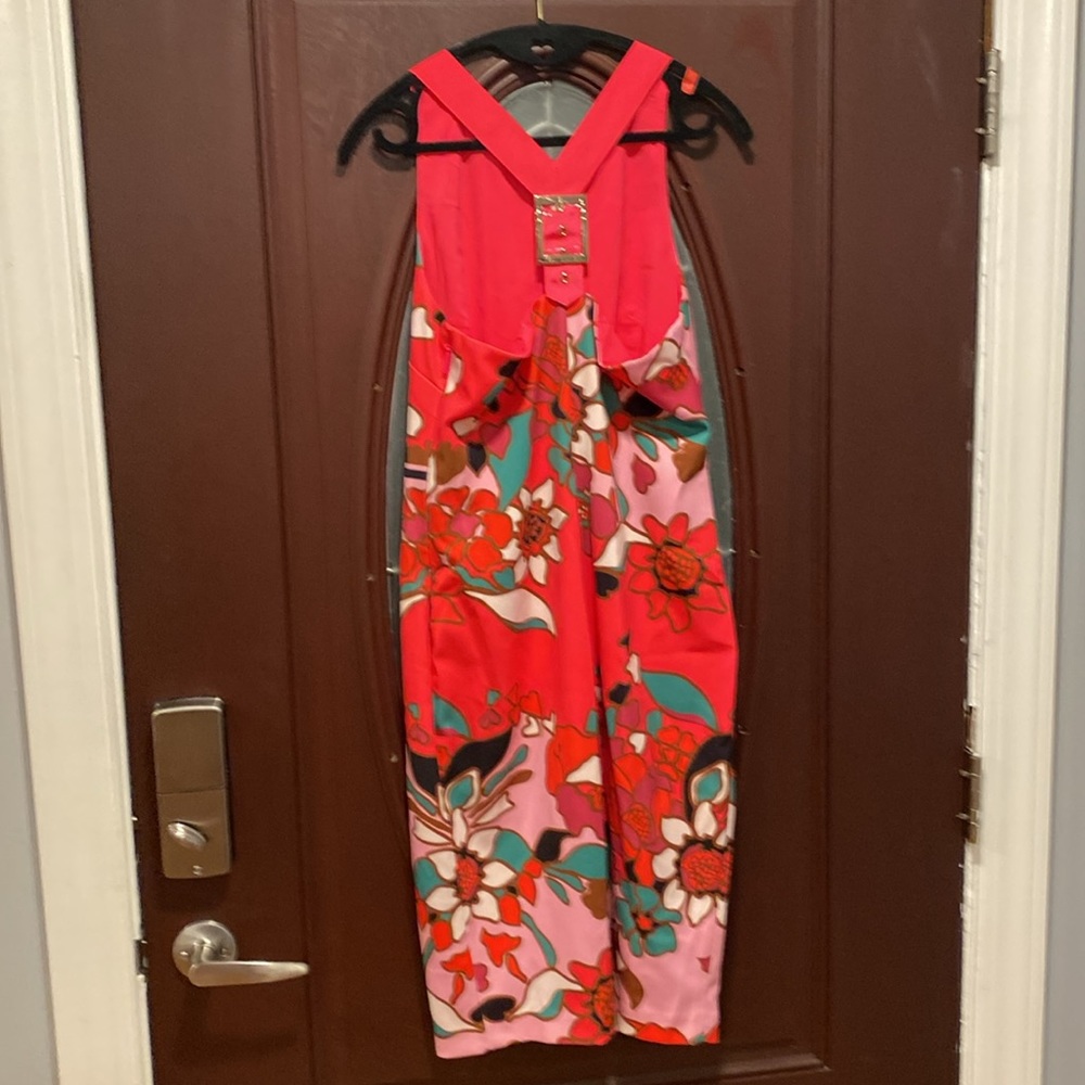 NWT TED BAKER LONDON MARLOW Floral Print Sheath Dress - Picture 4 of 10